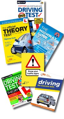 study books and CD Roms Available for your driving theory test